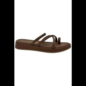 Seychelles Flat Sandals Rule The World Tan - Medium